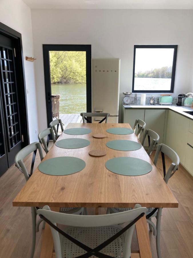 Seinehouse - Maison Flottante Vaux-Sur-Seine Eksteriør billede