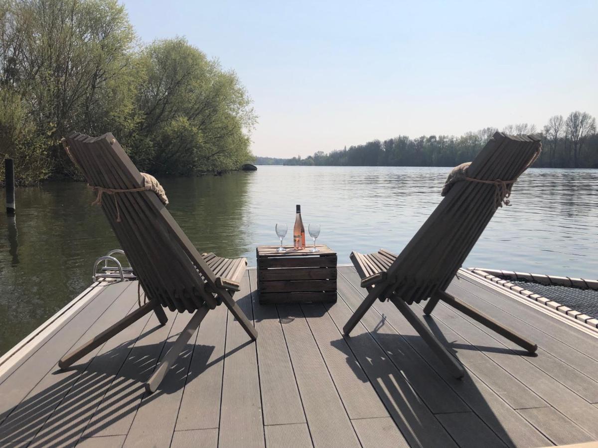 Seinehouse - Maison Flottante Vaux-Sur-Seine Eksteriør billede