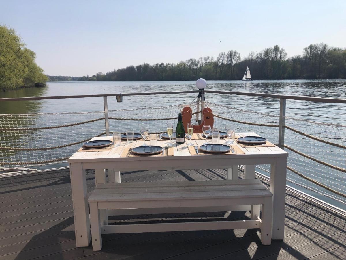 Seinehouse - Maison Flottante Vaux-Sur-Seine Eksteriør billede