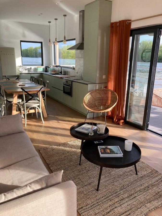 Seinehouse - Maison Flottante Vaux-Sur-Seine Eksteriør billede